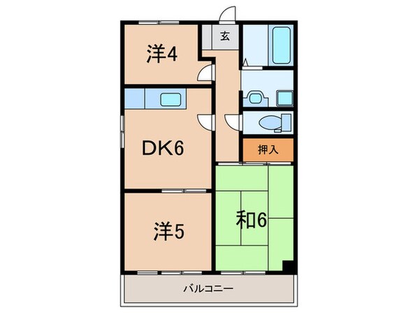 五葉ビルの物件間取画像